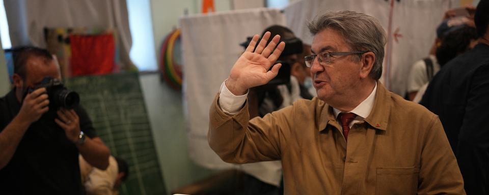 Jean-Luc Mélenchon. [Keystone - AP Photo/Daniel Cole]