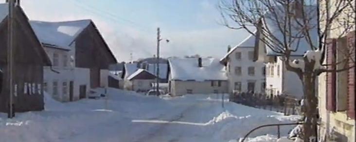 Le village jurassien des Pommerats en 1990. [RTS]