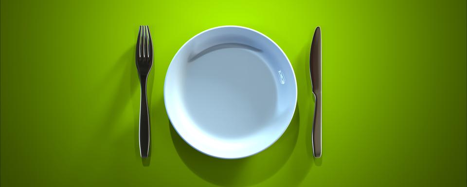 Assiette vide. [Depositphotos - julos]