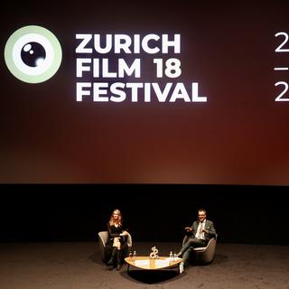 La conférence de presse du Zurich Film Festival 2022 s'est tenue au cinéma Pathé de Lausanne. [ZFF - © Titin Emans]