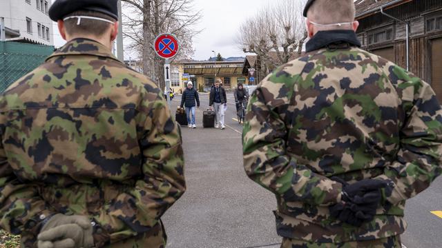 L'armée veut capter les cybertalents [Keystone - Marcel Bieri]