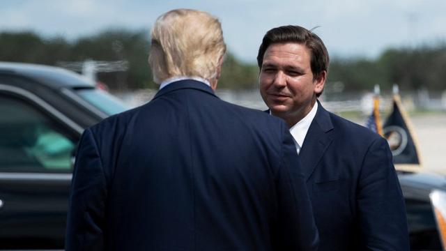 Ron DeSantis, gouverneur de Floride massivement réélu lors des Midterms [AFP - Brendan Smialowski]