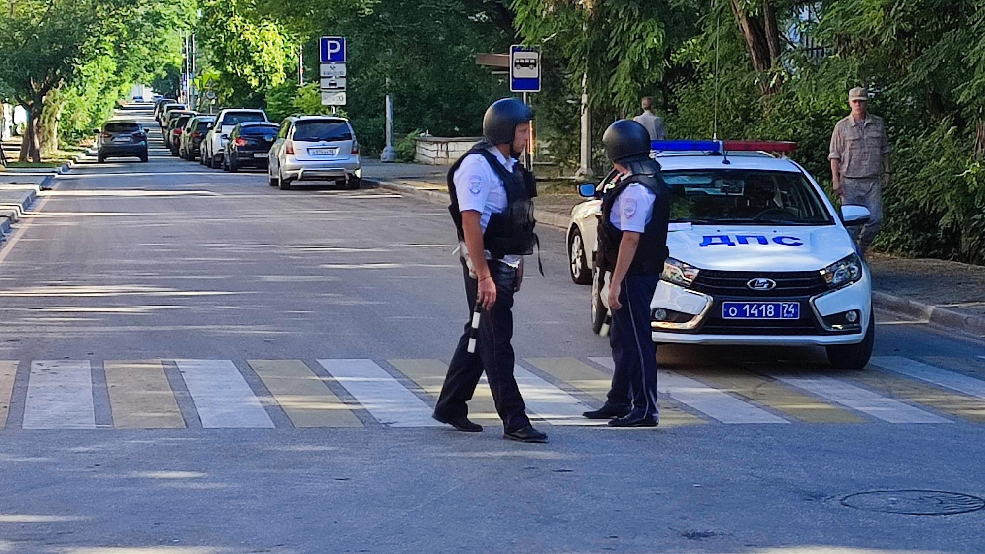 Des forces de police déployées à Sebastopol (image d'archives). [Reuters - Stringer]