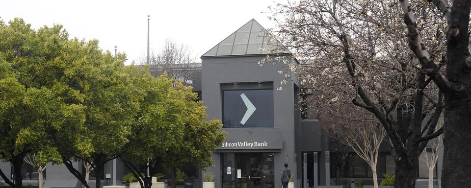 La Silicon Valley Bank est en faillite. [Keystone - AP Photo/Jeff Chiu]