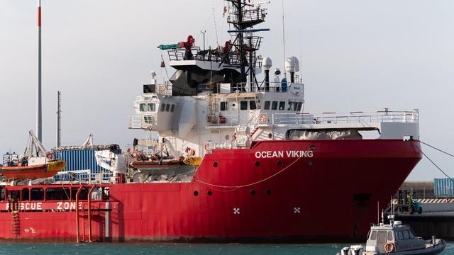 Le navire humanitaire Ocean Viking secoure 29 nouveaux migrants dans la Méditerranée. [AFP - Eliano Imperato / Controluce]