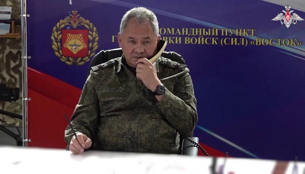 Le ministre russe de la Défense, Sergueï Choïgou a affirmé que son armée était en train d'épuiser les forces ukrainiennes dans l'est. [afp - Russian Defence Ministry]
