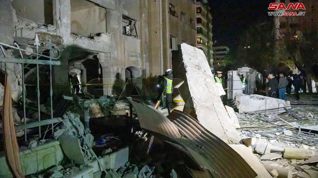 Quinze personnes ont été tuées dans une frappe israélienne à Damas [AFP - SANA]