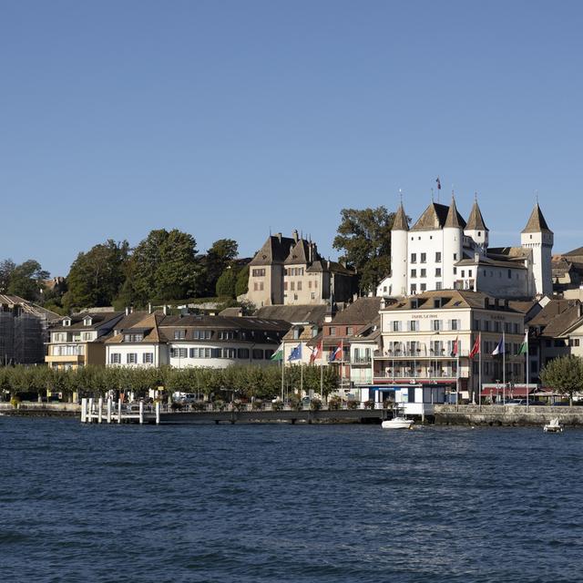 Une vue de la ville de Nyon et du Lac Léman (image d'illustration). [Keystone - Noemi Cinelli]