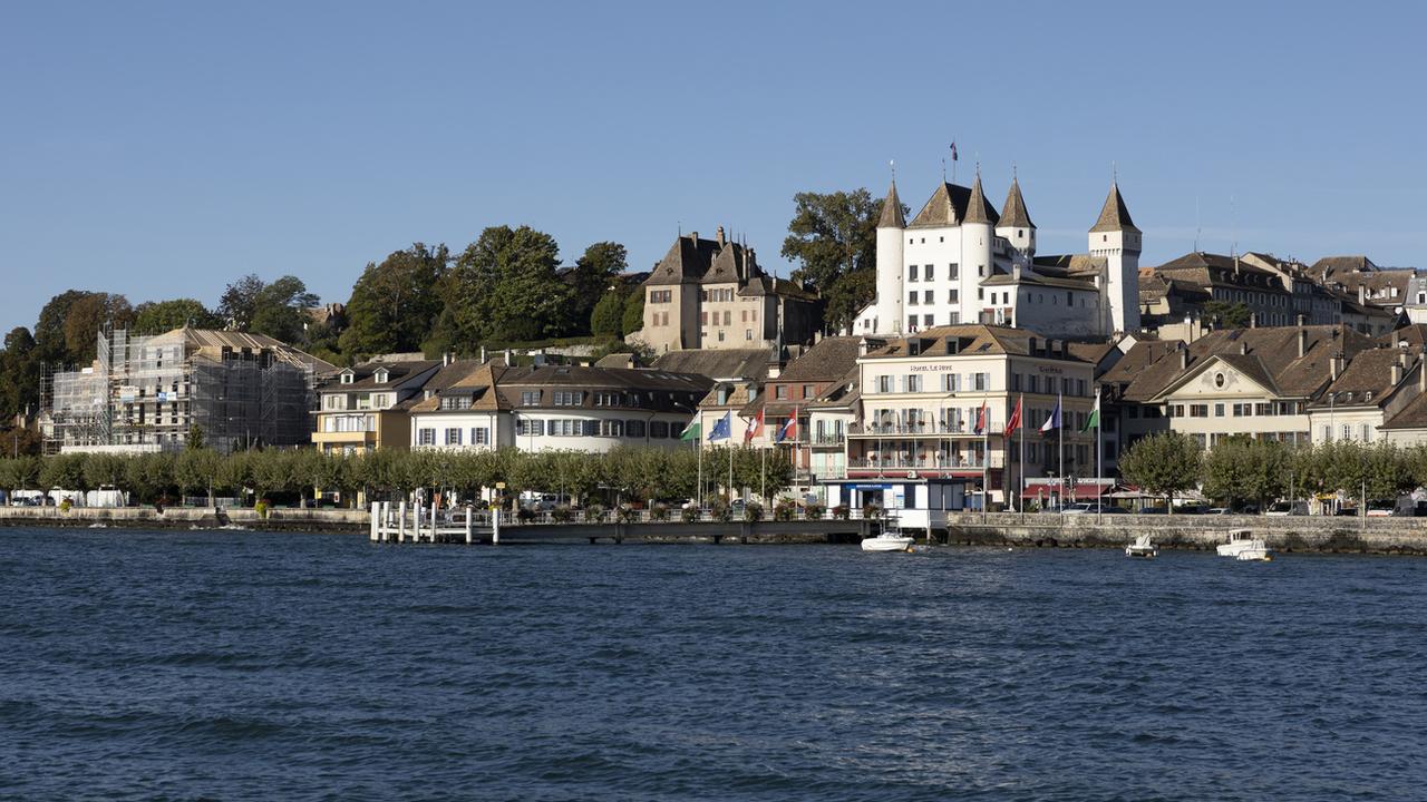 Une vue de la ville de Nyon et du Lac Léman (image d'illustration). [Keystone - Noemi Cinelli]