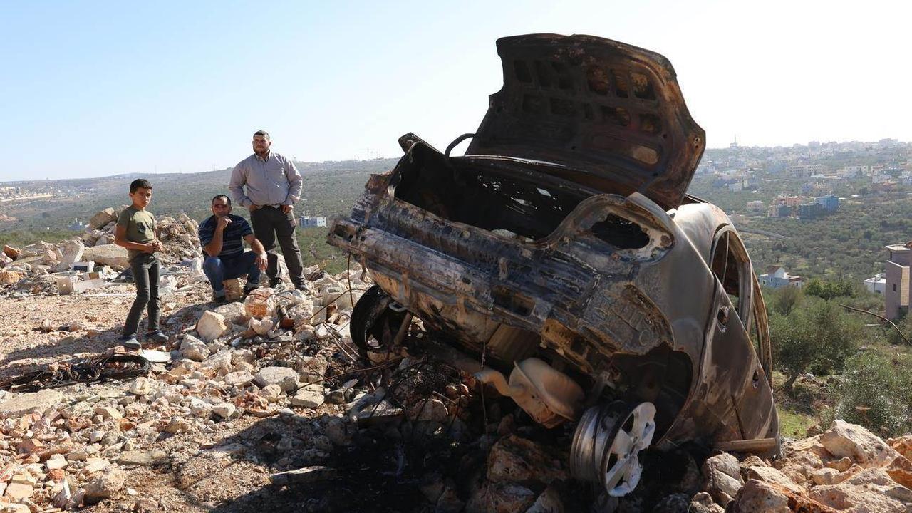 Les forces israéliennes ont tué vendredi cinq Palestiniens dans le nord de la Cisjordanie occupée. [Keystone]