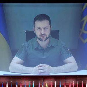 Le président ukrainien Volodymyr Zelensky s'adressera par vidéo au Parlement suisse le 15 juin. [Keystone]