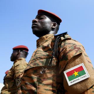 Le Burkina Faso décrète la "mobilisation générale" face aux attaques djihadistes. [KEYSTONE - LEGNAN KOULA]