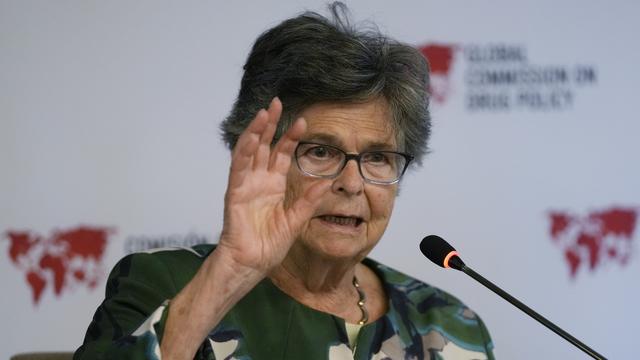 Ruth Dreifuss en novembre 2022. [Keystone/AP - Fernando Vergara]