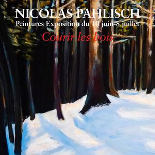 Affiche de l'exposition de Nicolas Pahlisch à la galerie Richterbuxtorf à Lausanne. [Galerie Richterbuxtorf]
