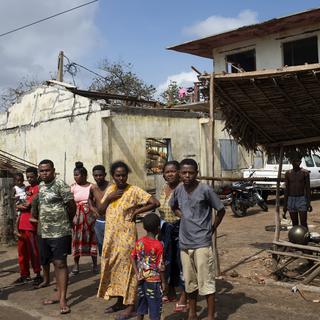 Après le passages de trois cyclones en 2022, un quart de la population du sud-est de Madagascar vit dans l'insécurité alimentaire intense. [Keystone/AP Photo - Viviane Rakotoarivony]