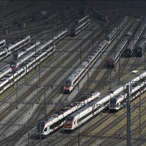 Les CFF ne circuleront que jusqu'à la frontière durant la grève ferroviaire à venir en Allemagne. [Keystone]