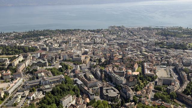 Lausanne veut mettre les gaz dans l'assainissement énergétique de ses bâtiments communaux. Image d'illustration. [Keystone - Laurent Gillieron]