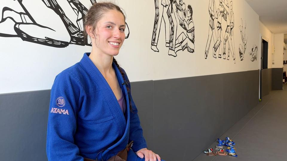 Anaïs Vintalas a commencé le jiu jitsu brésilien en 2021 [Miguel Bao]