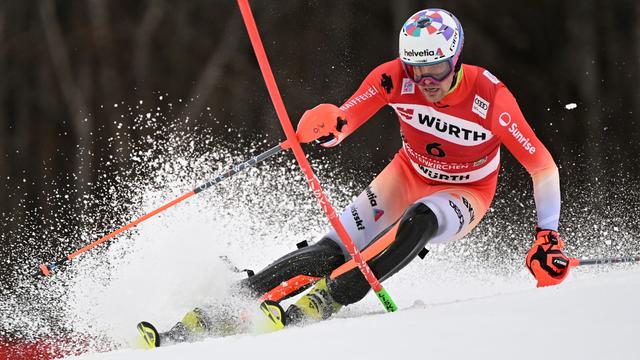 Daniel Yule pointe à la 5e place ex-aequo avec Loïc Meillard. [Angelika Warmuth]