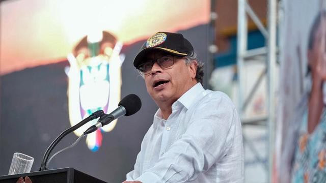 De l'argent de la drogue aurait servi à financer la campagne du président colombien Gustavo Petro. [Keystone - Présidence colombienne]