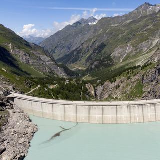 Le barrage de Mauvoisin en Valais. [Keystone - Laurent Gillieron]
