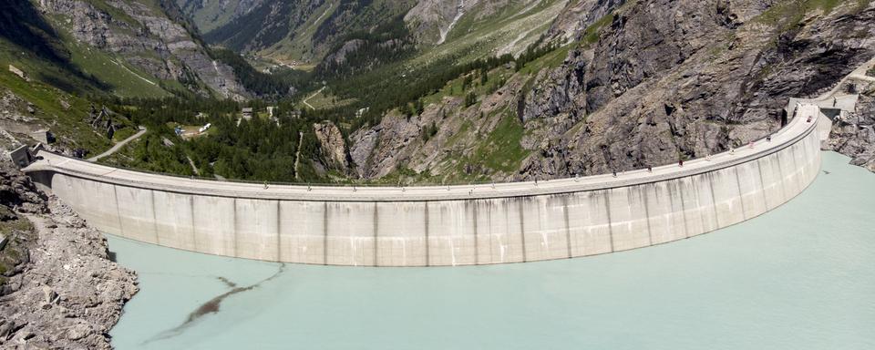 Le barrage de Mauvoisin en Valais. [Keystone - Laurent Gillieron]