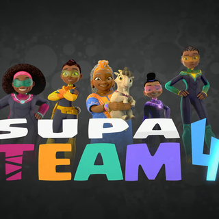 L'image de présentation de la série zambienne "Supa Team 4". [Netflix]