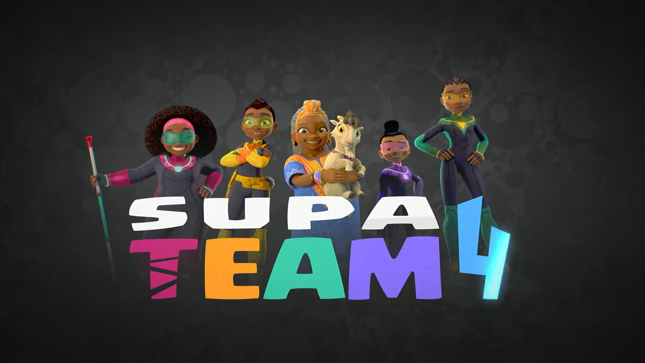 L'image de présentation de la série zambienne "Supa Team 4". [Netflix]