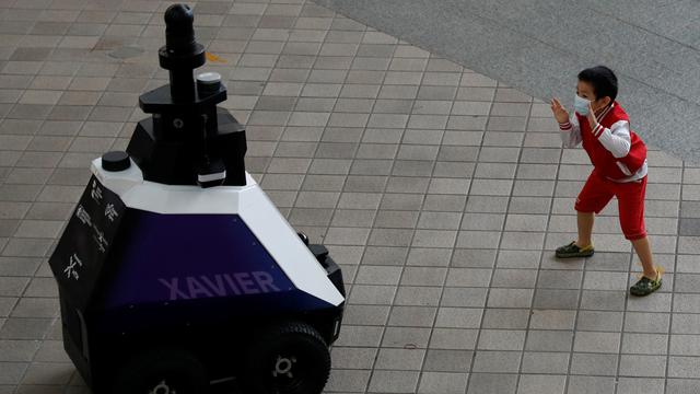Des robots policiers seront déployés dans les rues de Singapour. [Reuters - Edgar Su]