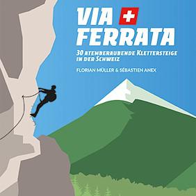 Florian Muller et Sébastien Anex présentent leur guide des via ferrata. [RTS]