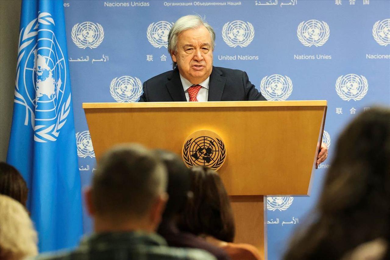 Antonio Guterres au siège des Nations unies à New York. [Reuters]