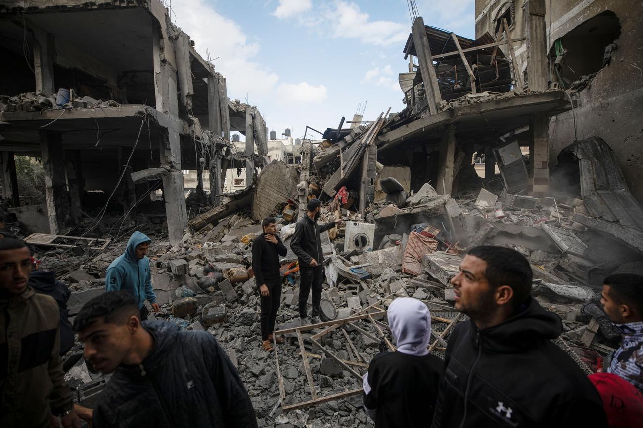 Une véritable "tragédie" sanitaire se profile dans la bande de Gaza, avertit l'Unicef. [Keystone - EPA/Mohammed Saber]