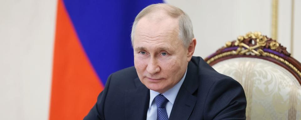 Le président russe Vladimir Poutine a annoncé samedi que son pays allait déployer des armes nucléaires "tactiques" en Biélorussie. [Keystone/AP]