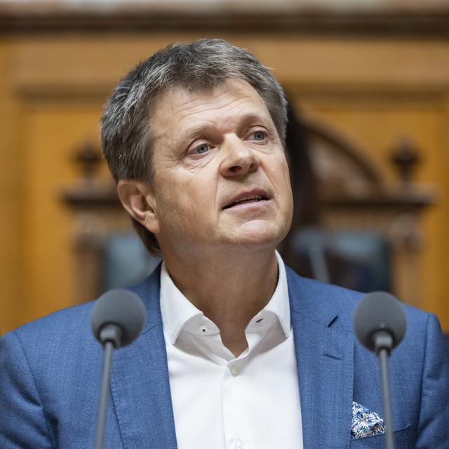 Le président du PVL Jürg Grossen. [Keystone - Peter Klaunzer]