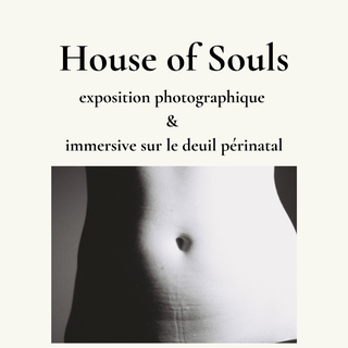 Affiche de l'exposition "House of Souls". [Rose Denis]