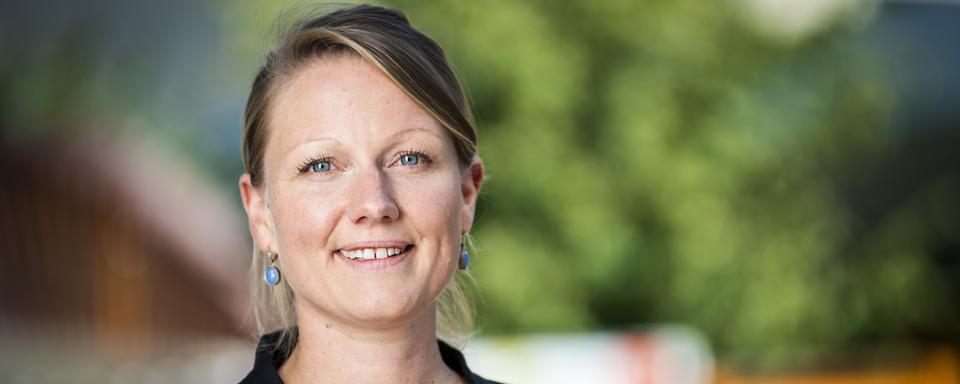 Emilie Moeschler est la troisième candidate du PS à la Municipalité de Lausanne, aux côtés des sortants Florence Germond et Grégoire Junod. [KEYSTONE - Jean-Christophe Bott]