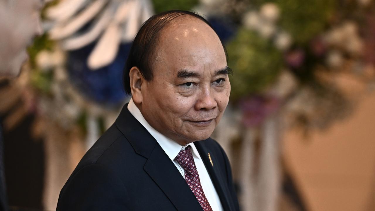 Le président du Vietnam, Nguyen Xuan Phuc, a démissionné, ont annoncé mardi les médias d'Etat. [Keystone - LILLIAN SUWANRUMPHA]