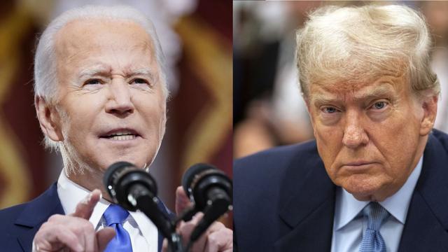 Joe Biden et Donald Trump. [Keystone]