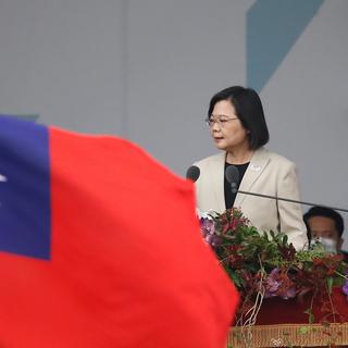 Les parlementaires suisses seront reçus par la présidente de Taïwan Tsai Ing-wen. [EPA/Keystone - Daniel Ceng Shou Yi]