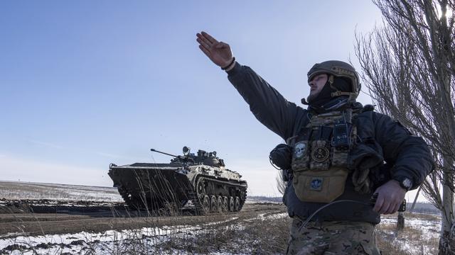 L'Ukraine va au-devant d'une guerre de longue haleine. [Keystone - Evgeniy Maloletka]