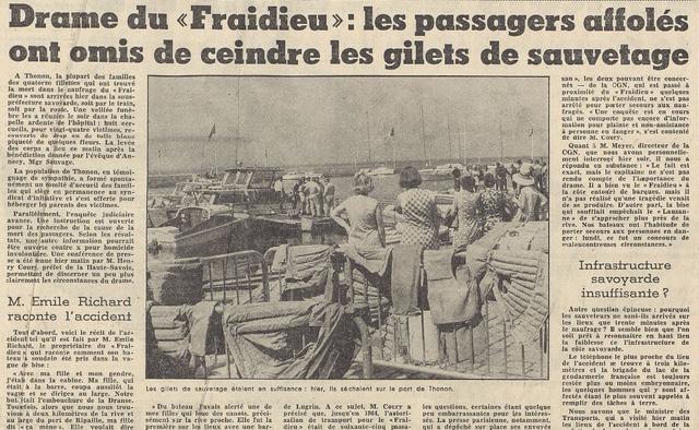 Article Feuille d'avis de Lausanne du 20.08.1969 [RTS]