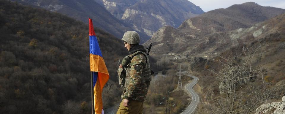 Manifestations au Haut-Karabakh, coupé du monde suite à un nouveau blocus [AP Photo/Keystone - Sergei Grits]