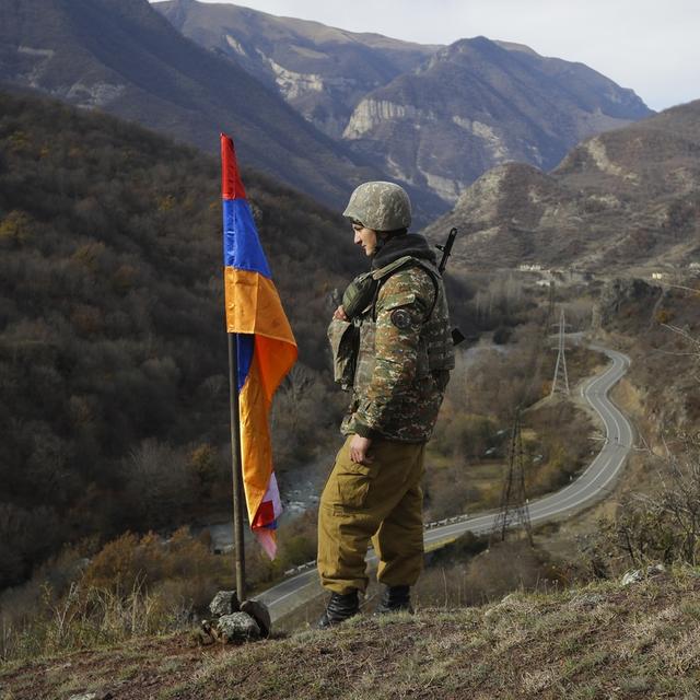 Manifestations au Haut-Karabakh, coupé du monde suite à un nouveau blocus [AP Photo/Keystone - Sergei Grits]