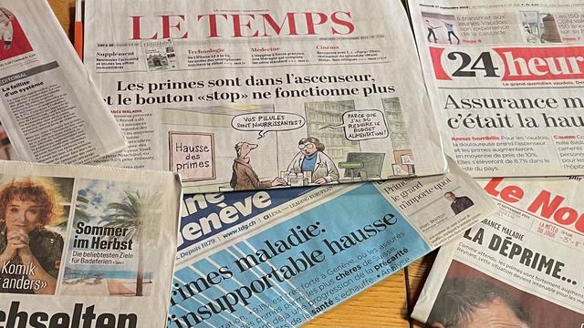 La revue de presse du 27 septembre 2023. [RTS]