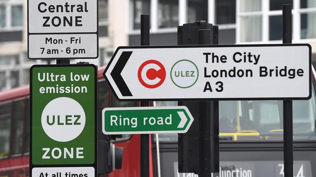 Zone environnementale de Londres. [Keystone - Andy Rain]