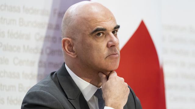 Le Conseil fédéral parle de confiance "rétablie" avec Alain Berset. [Keystone - Anthony Anex]