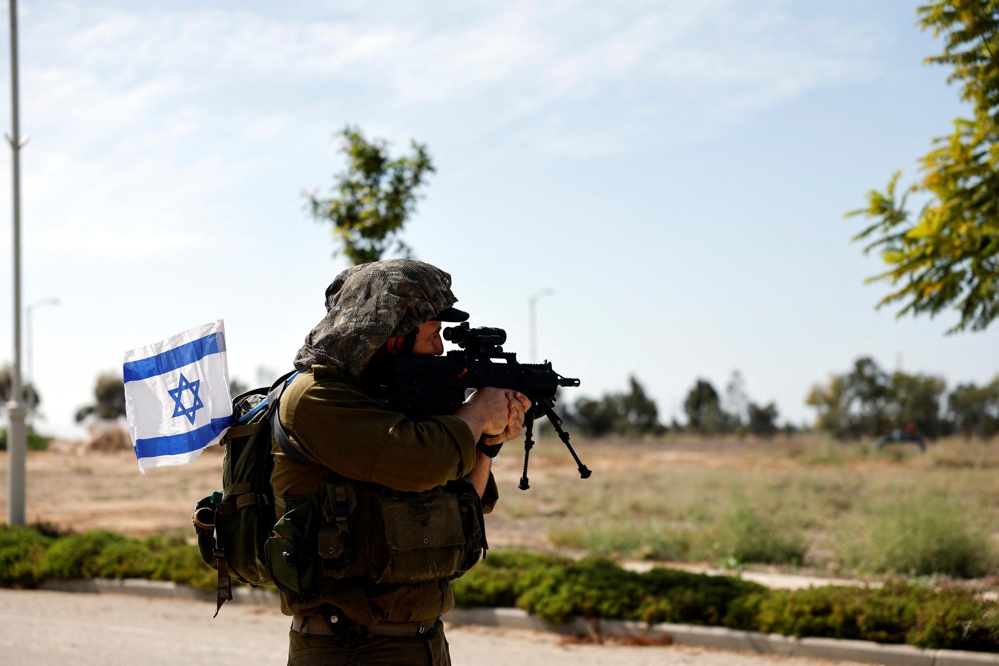 Un soldat israélien. [Reuters - Amir Cohen]