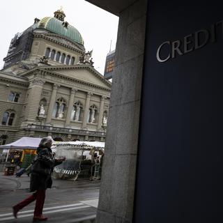 La session extraordinaire sur la débâcle de Credit Suisse a débuté à Berne. [Keystone - Alessandro della Valle]