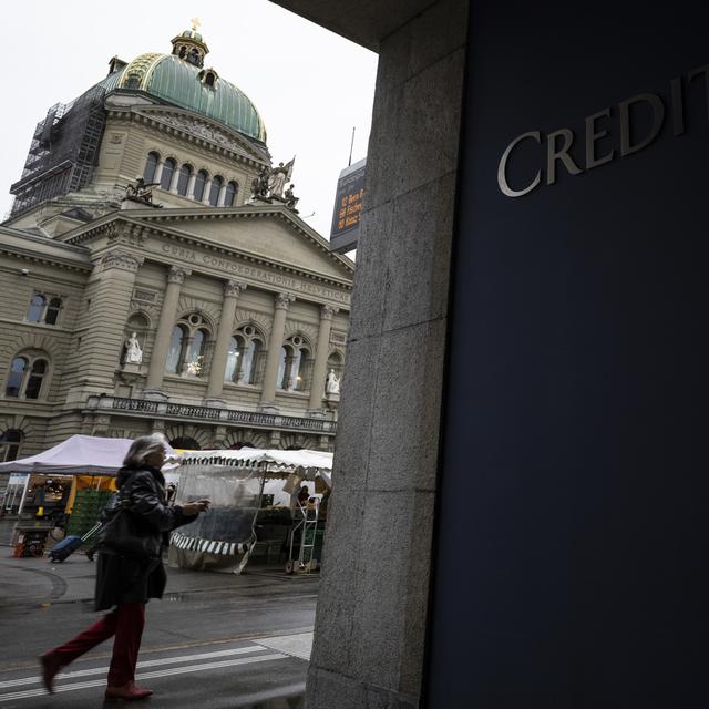 La session extraordinaire sur la débâcle de Credit Suisse a débuté à Berne. [Keystone - Alessandro della Valle]