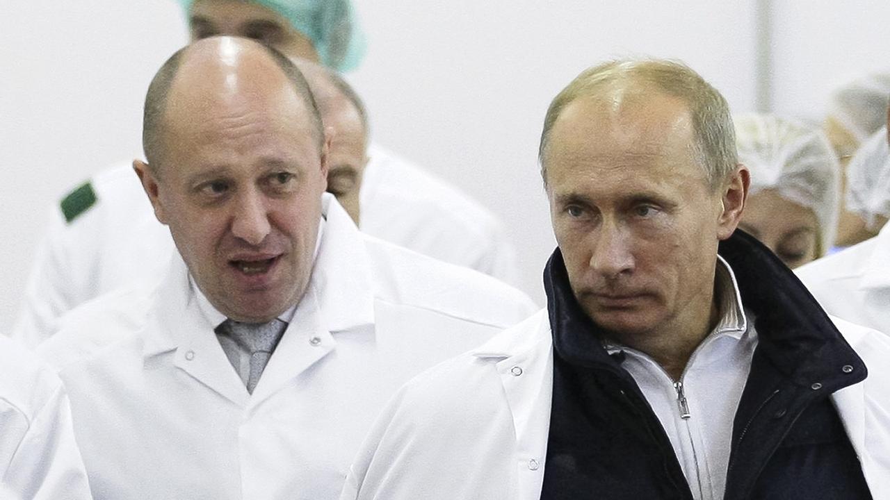 Le chef du groupe paramilitaire Wagner Evguéni Prigojine est réputé proche de Vladimir Poutine. [Keystone - Sputnik, Kremlin Pool Photo via AP]